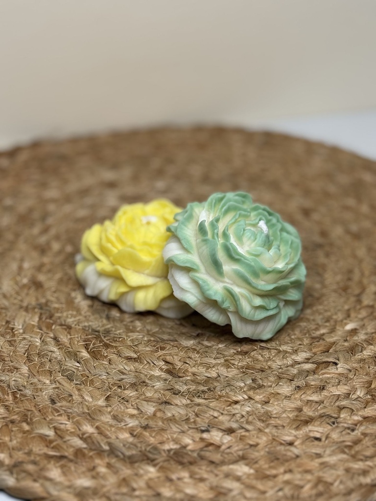 Peony Moulded Candle