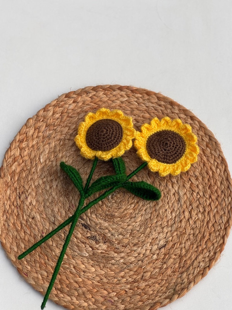 Golden Sunflower Stems