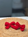 Crochet Ribbon Bow Clips & Ties